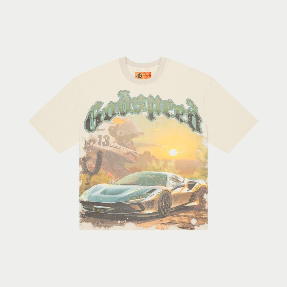 Godspeed Sunset Drift T-Shirt Bone