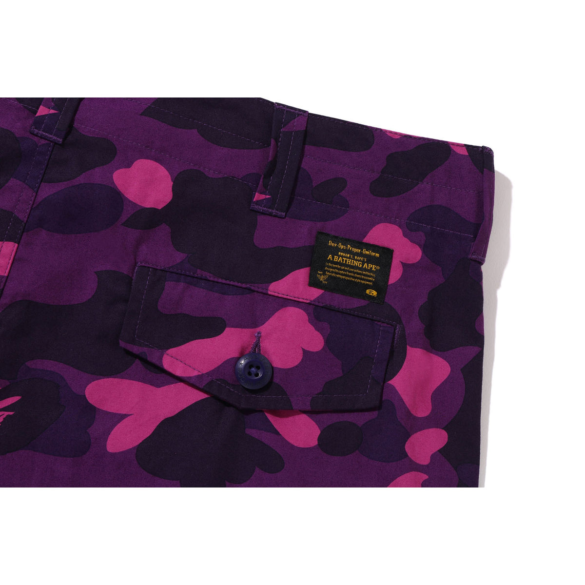 BAPE COLOR CAMO 6 POCKET PANTS  PURPLE