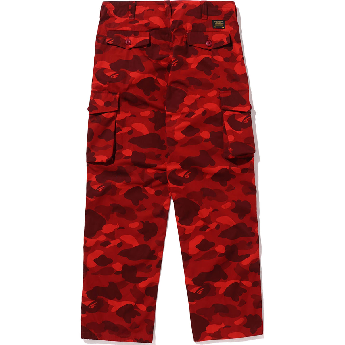 BAPE COLOR CAMO 6 POCKET PANTS RED