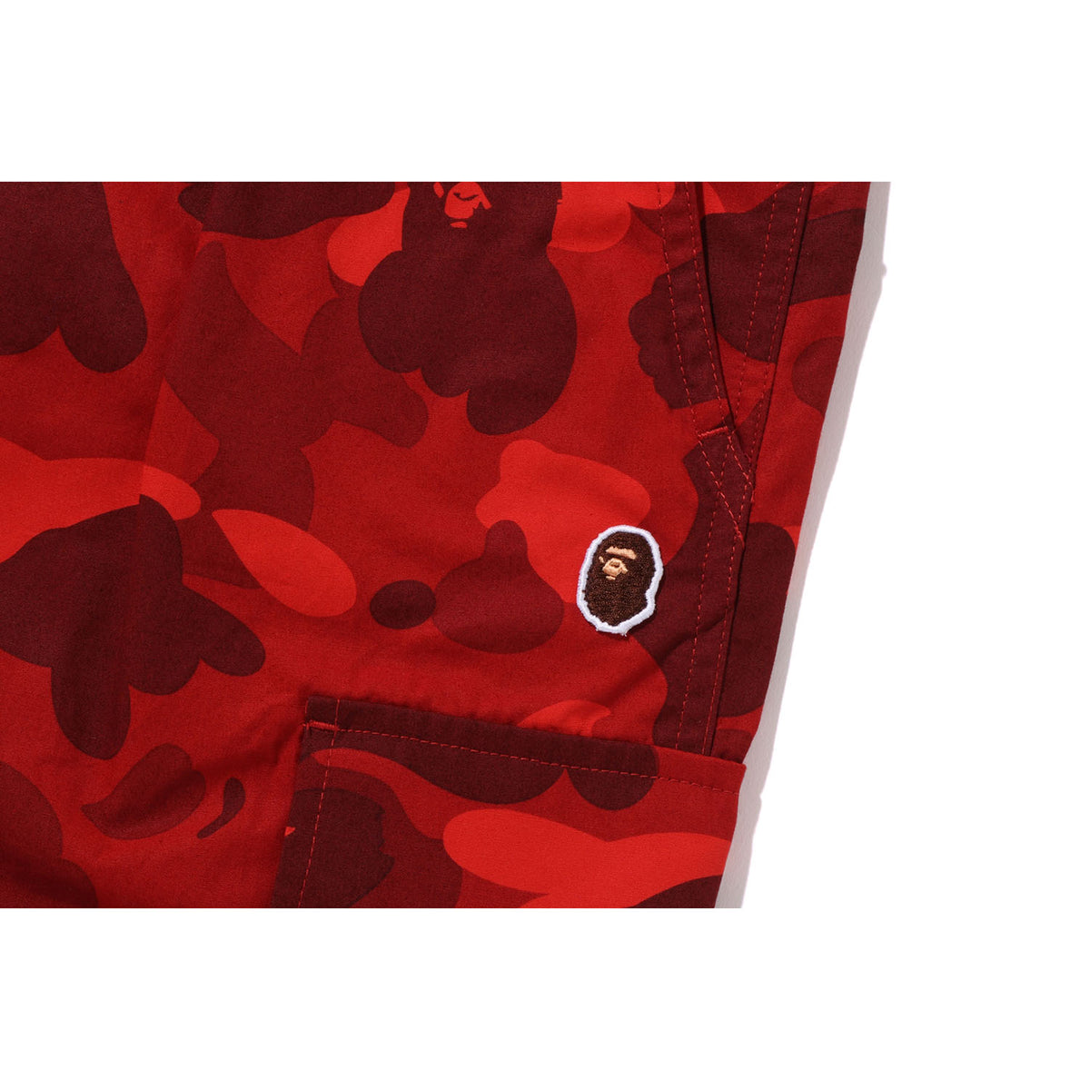 BAPE COLOR CAMO 6 POCKET PANTS RED