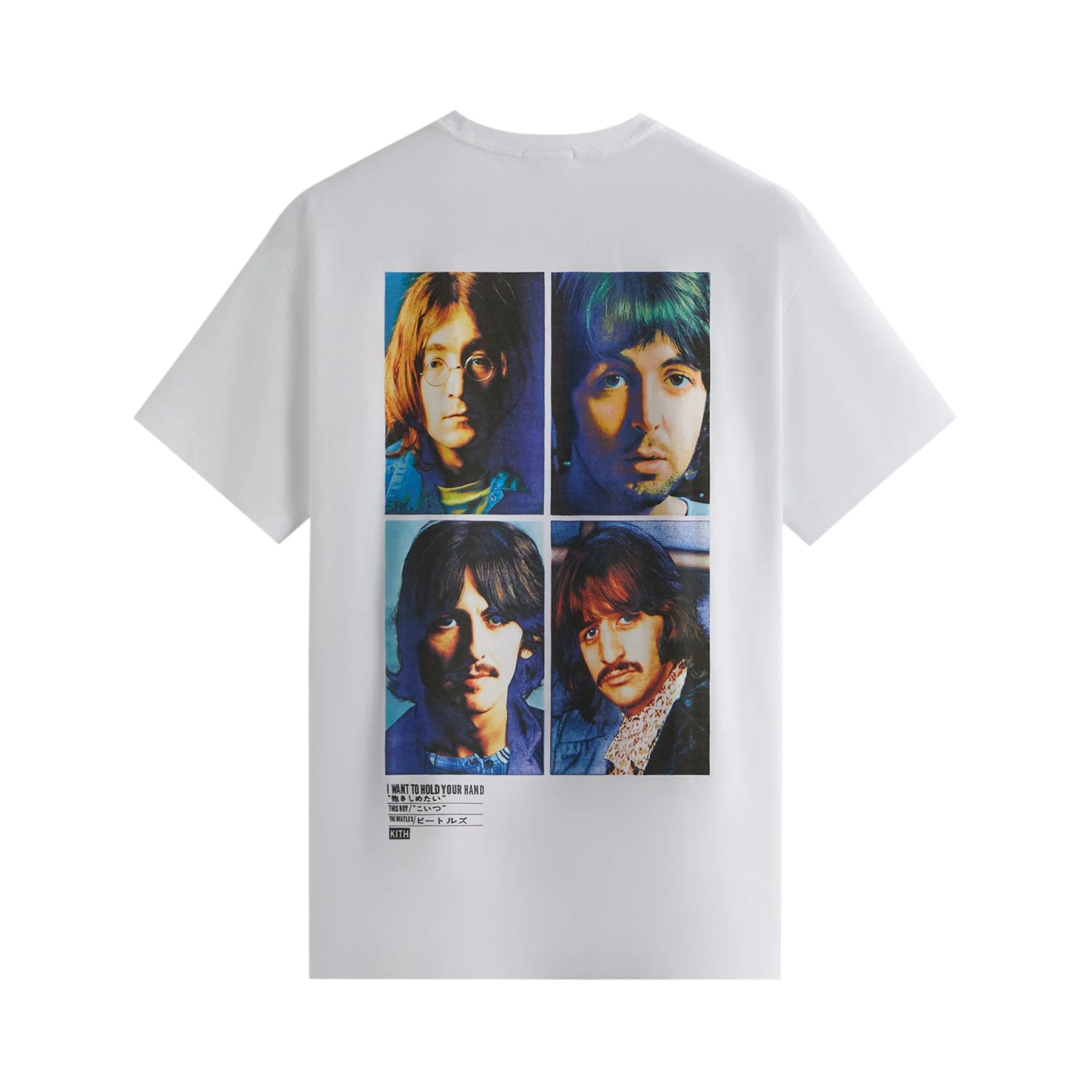 Kith For The Beatles Portrait Vintage Tee White