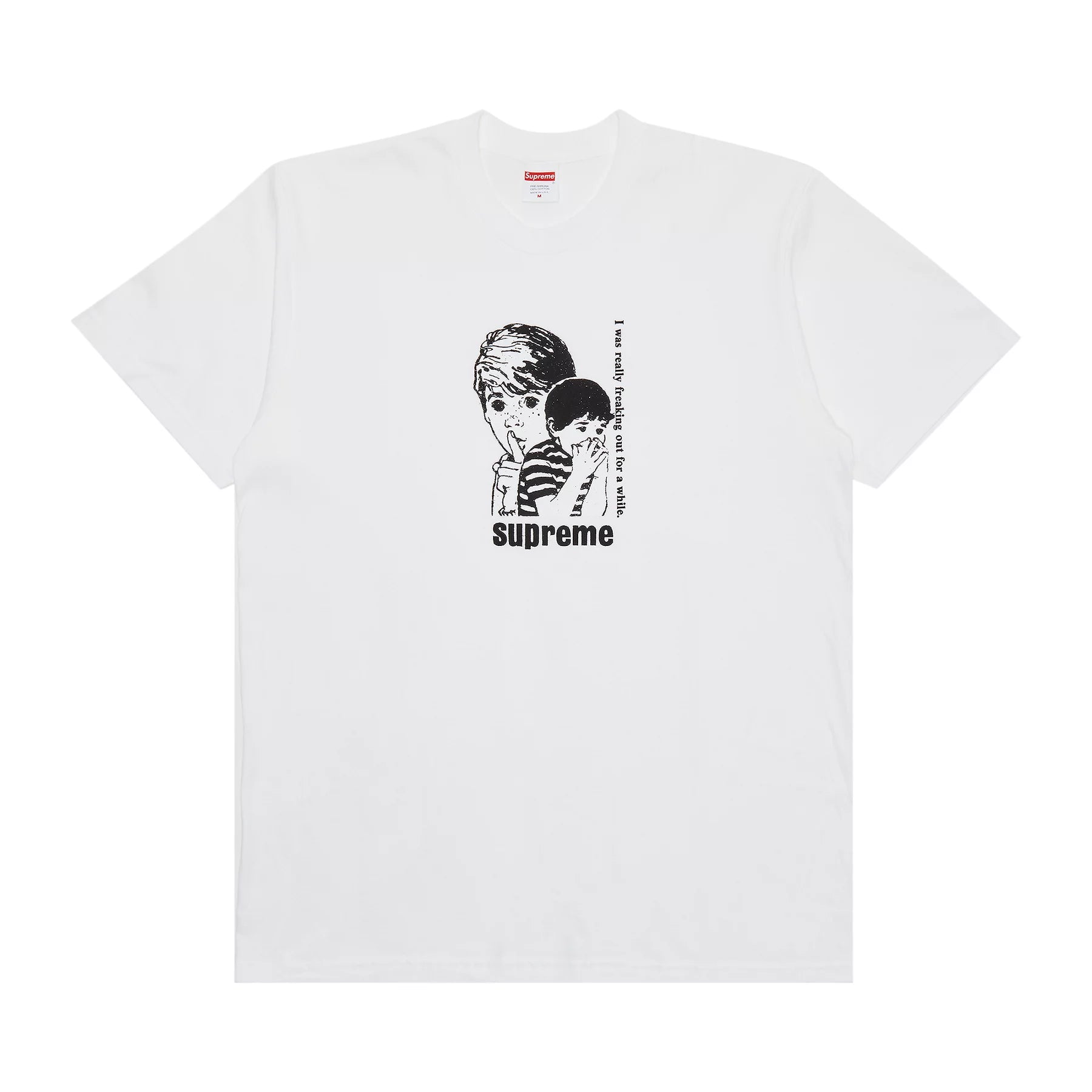 Supreme Freaking Out Tee White