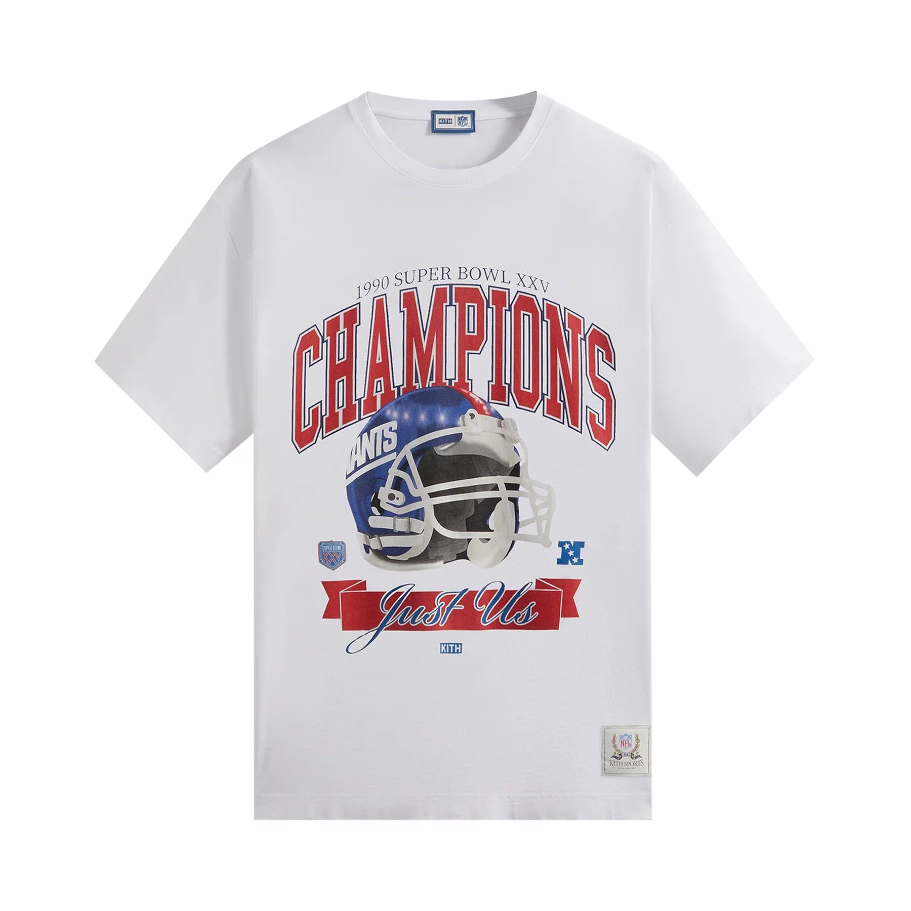 Kith x NFL Giants Superbowl Vintage Tee White