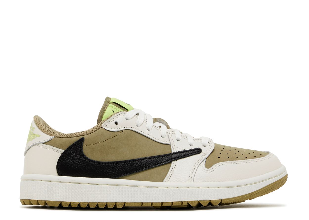 Air Jordan 1 Retro Low Golf Travis Scott Neutral Olive