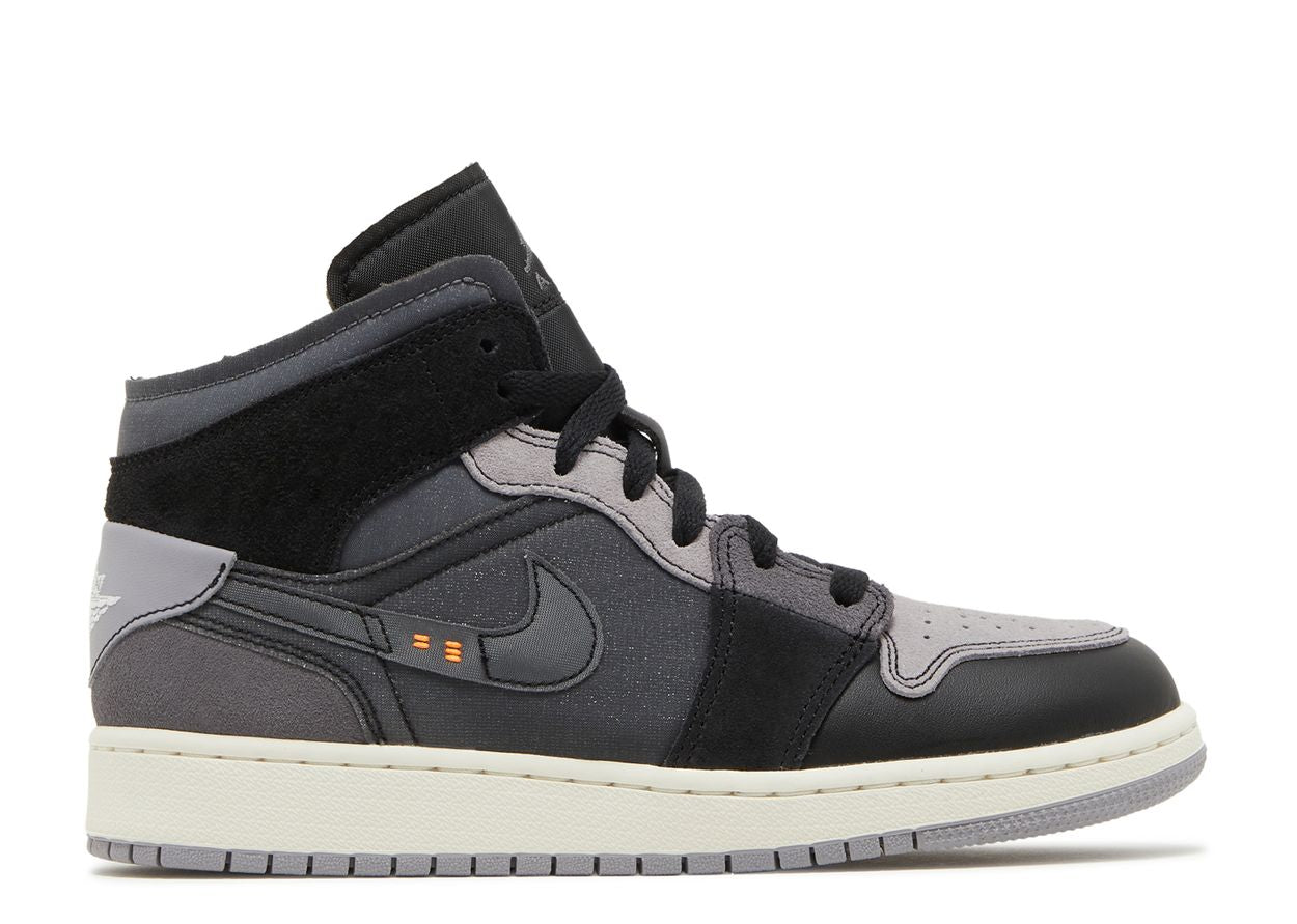 Air Jordan 1 Mid Craft Inside Out Black (GS)