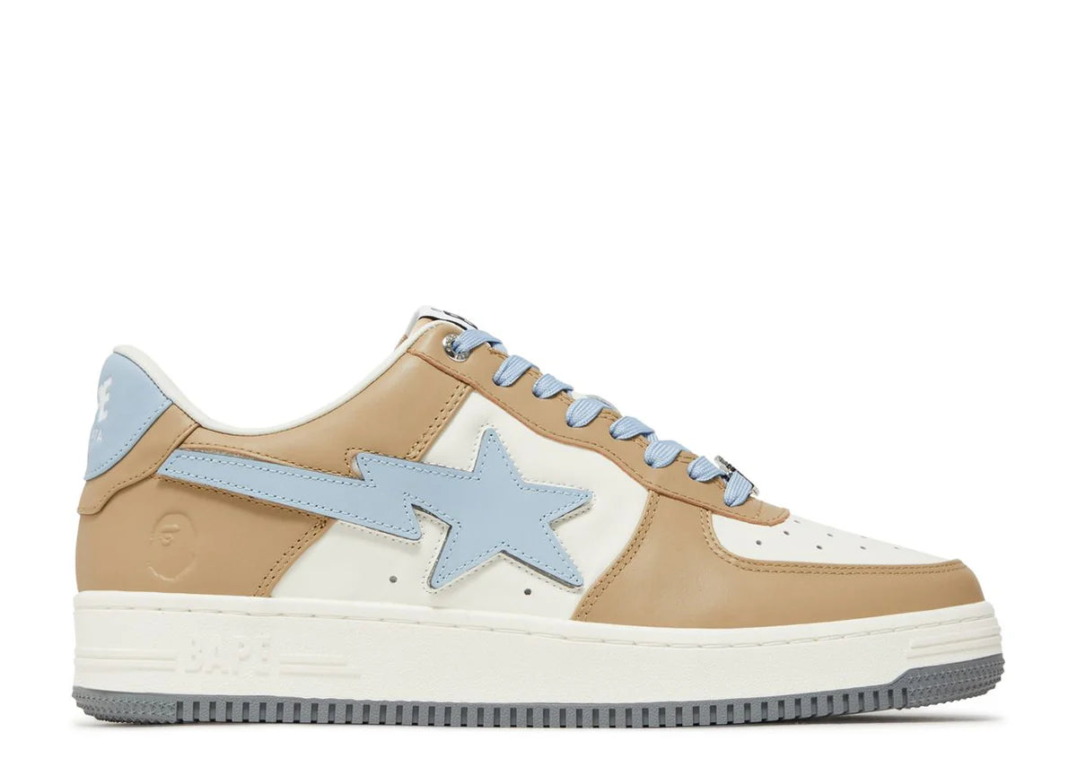 A Bathing Ape Bape Sta Low #4 Beige Sky Blue