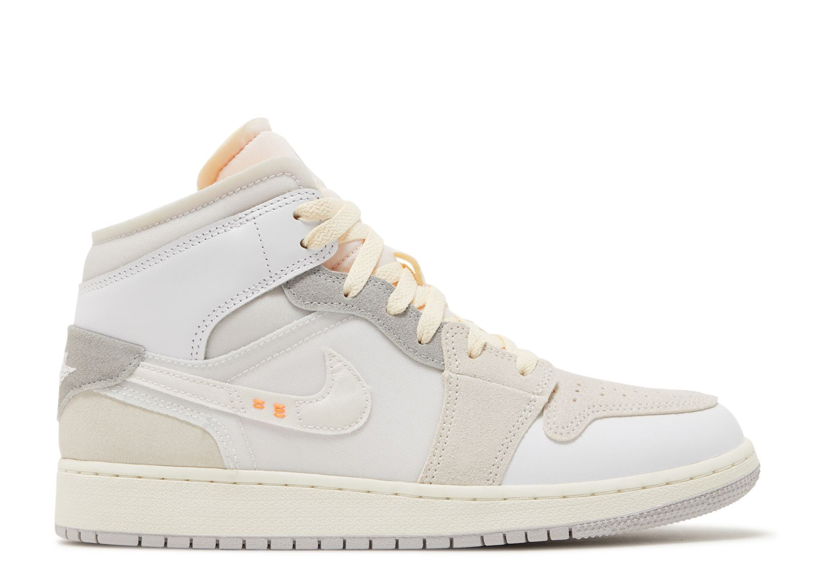 Air Jordan 1 Mid SE Craft Inside Out White Grey