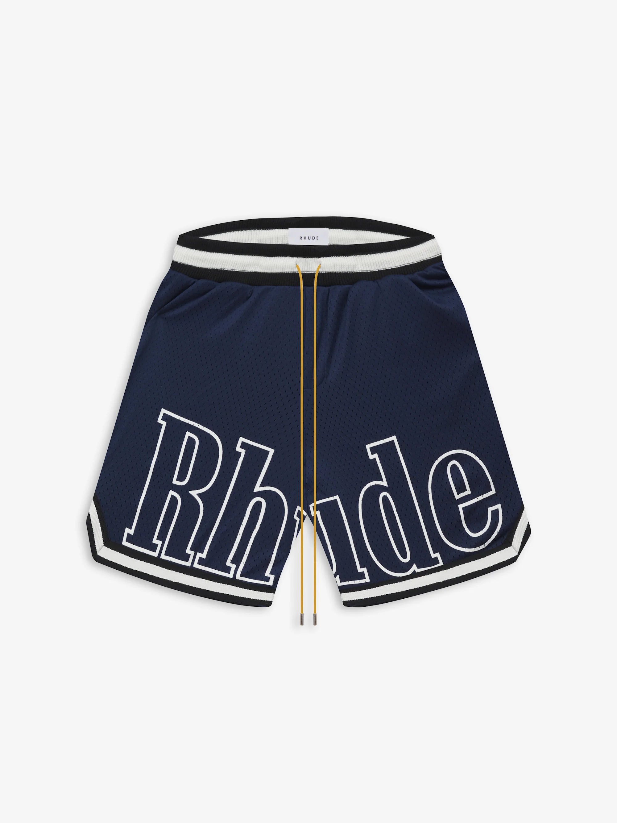 Rhude Court Logo Shorts Navy