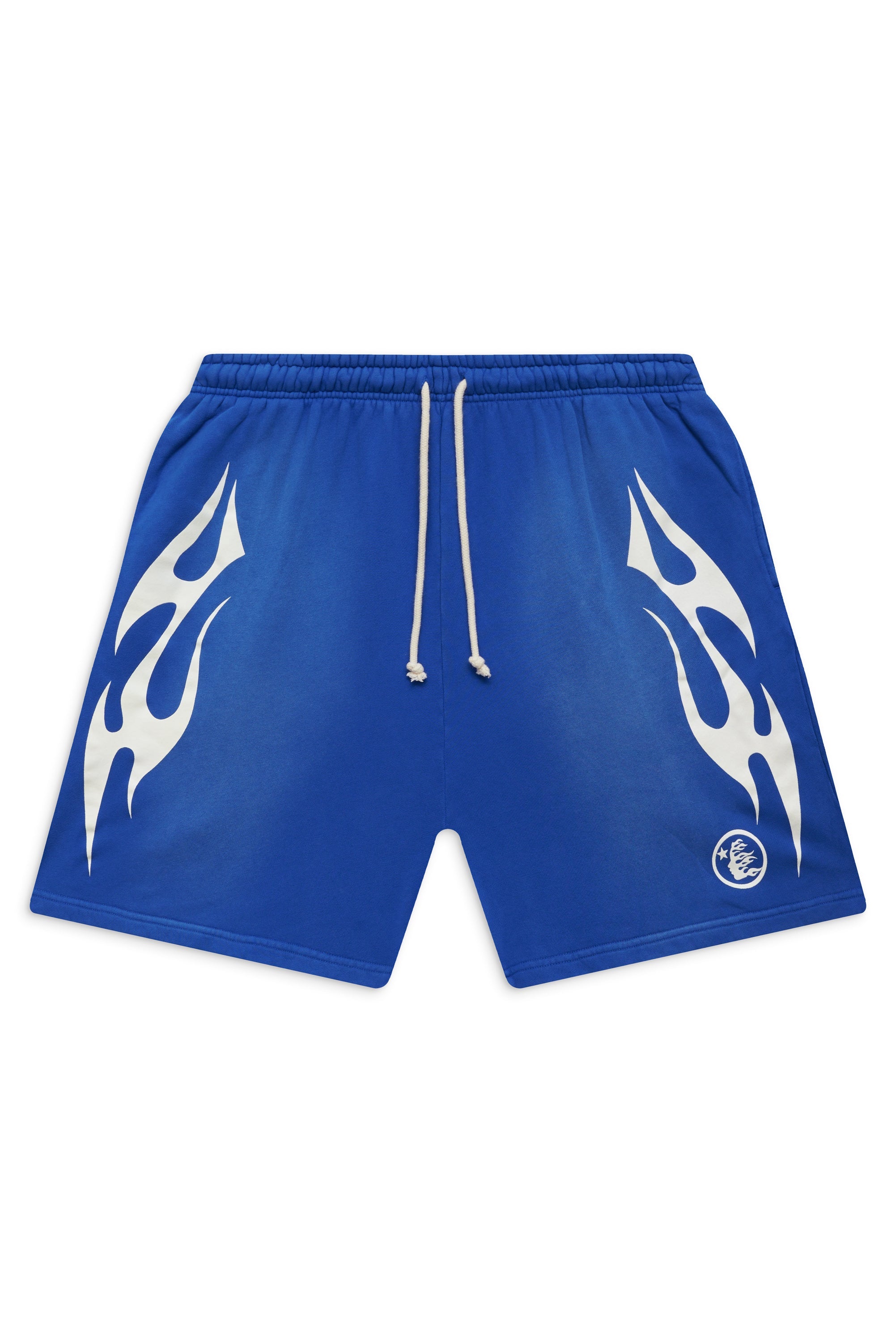 Hellstar Flame Shorts Blue/White