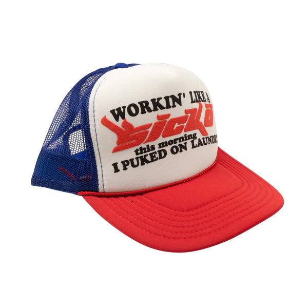 Sicko Laundry Trucker Hat Red/White/Blue