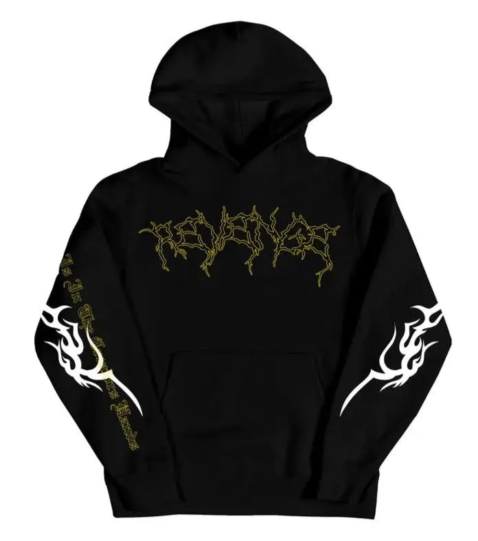 Revenge Spider Lightning Cerberus Hoodie Black