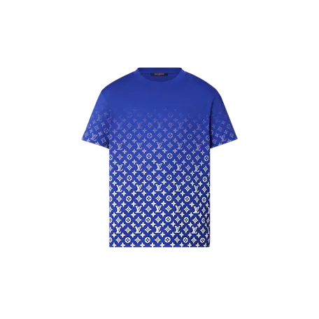 LV MONOGRAM T-SHIRT BLUE/WHITE