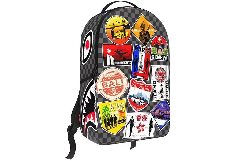 SPRAYGROUND GLOBAL MOGUL LOST TICKET DLXSV BACKPACK