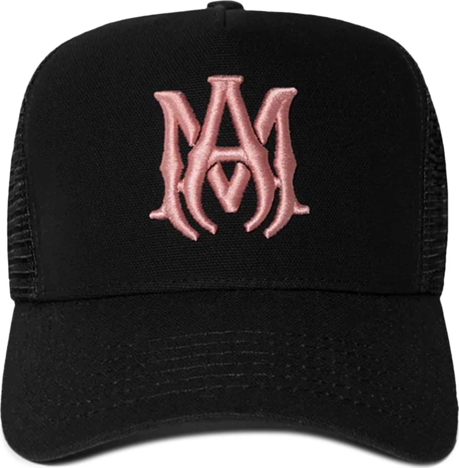 Amiri MA Trucker Hat Black/Peach