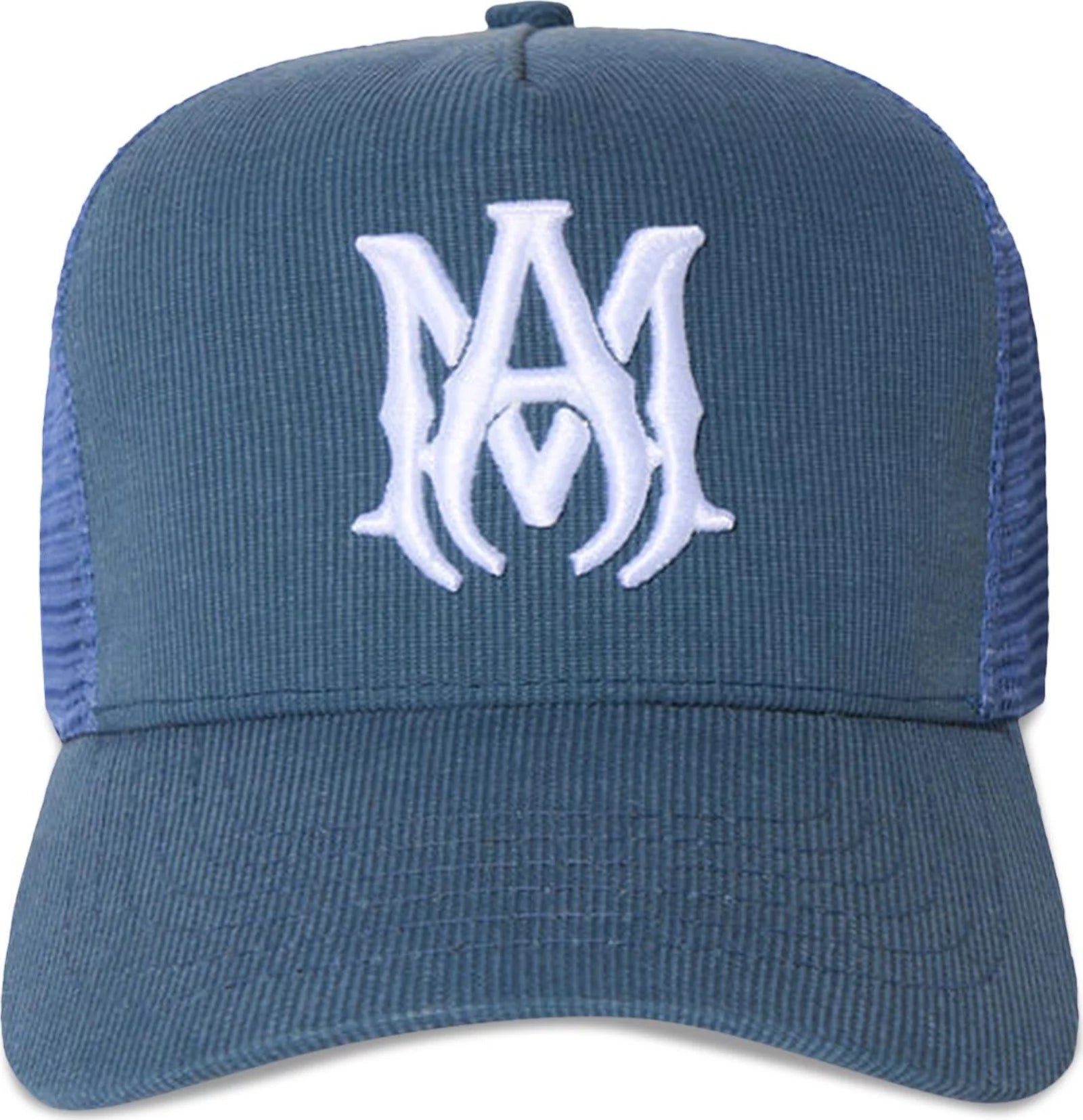 Amiri Ma Trucker Hat Pond Blue/White