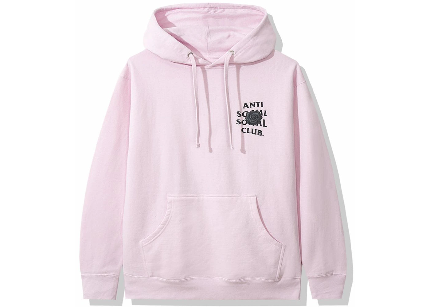 Anti Social Social Club Bat Emoji Hoodie Pink