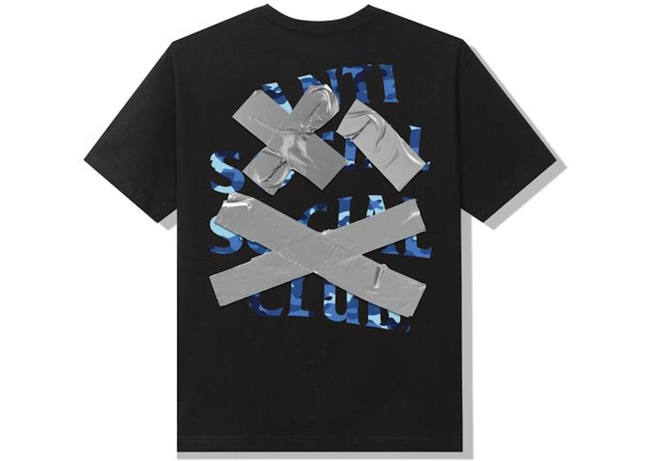 Anti Social Social Club T-Shirt Cancelled Again Black/Blue