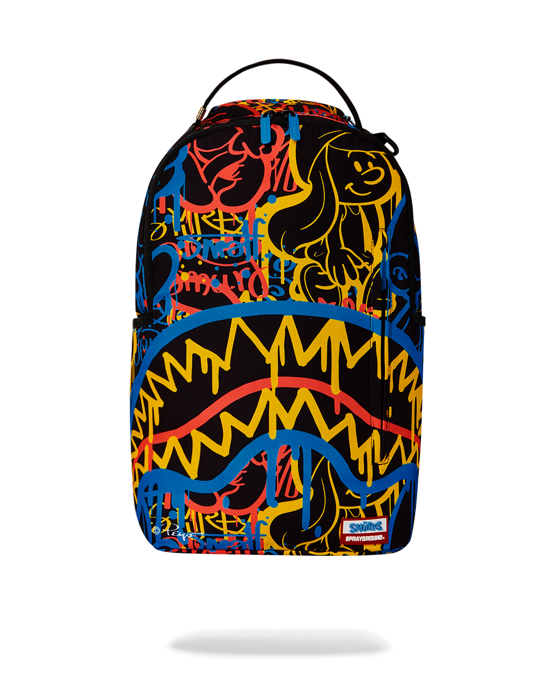 SPRAYGROUND SMURFS NEON DRIP DLXSR BACKPACK