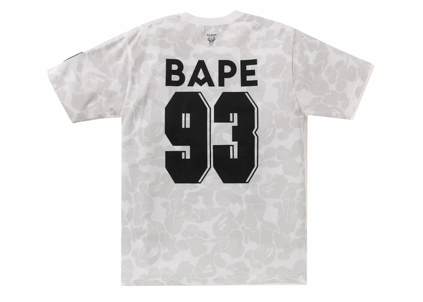 BAPE x Inter Miami CF Camo Tee White