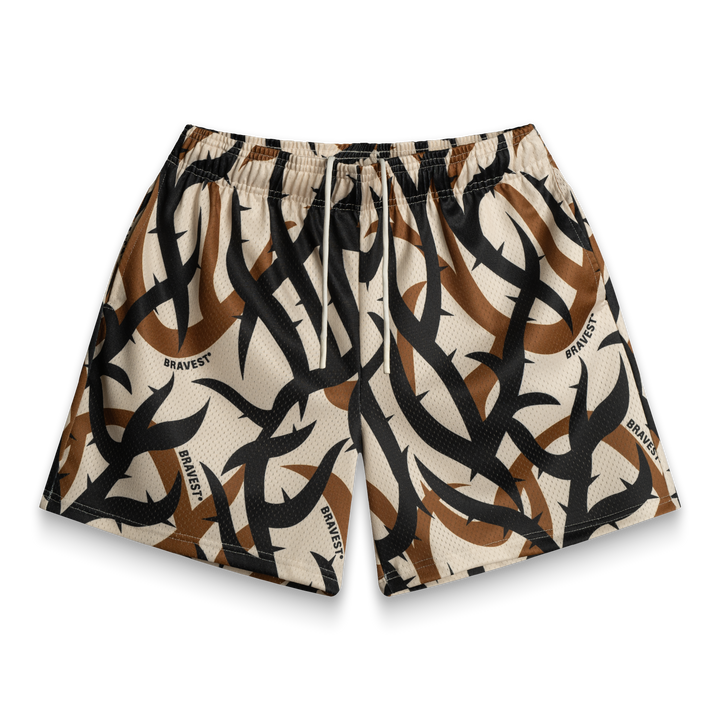 Bravest Studios Brown Thorn Shorts