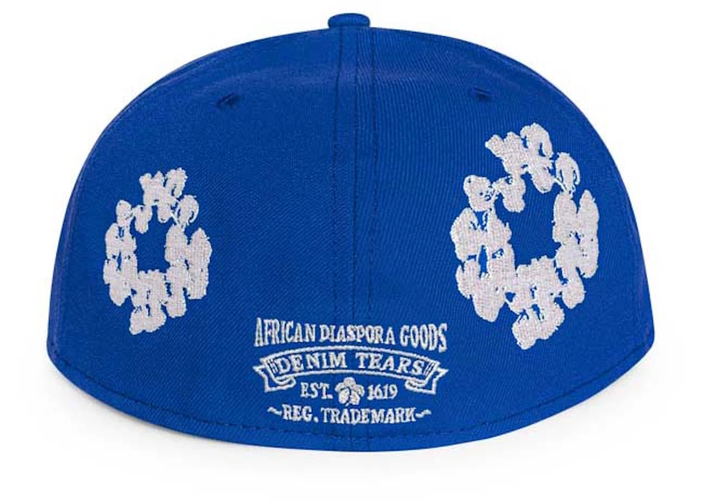 Denim Tears New Era Cotton Wreath 59/50 Cap Royal Blue