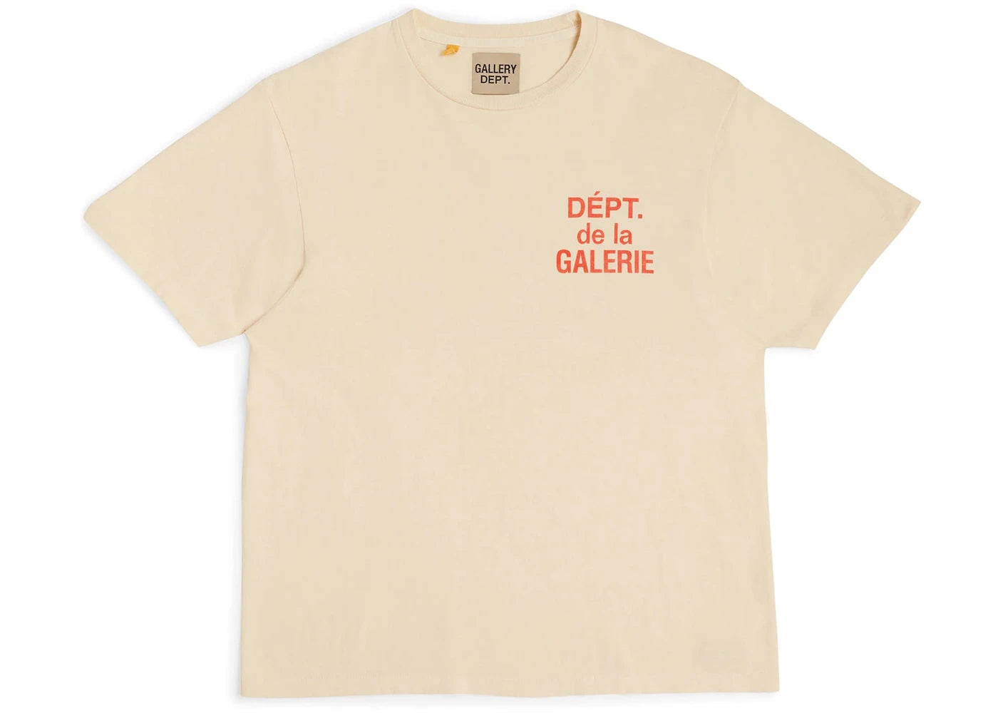 Gallery Dept. French T-shirt Cream/Orange