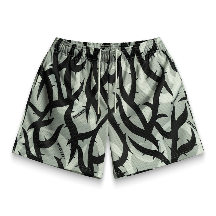 Bravest Studios Grey Thorn Shorts