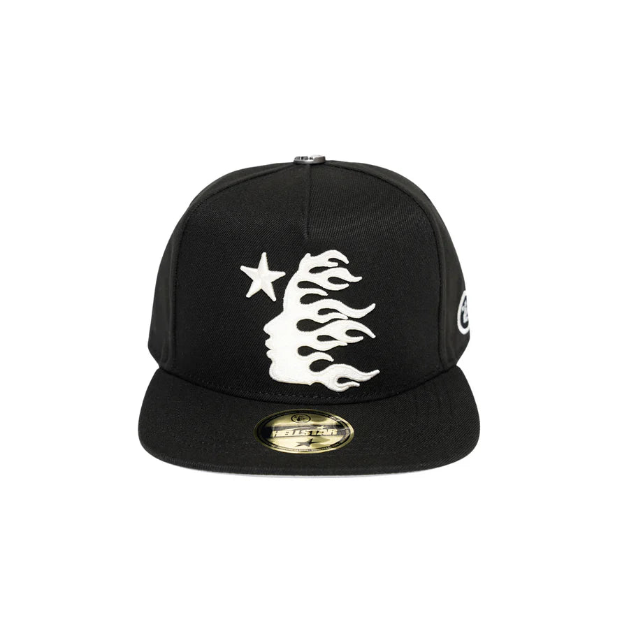 Hellstar OG Logo Snapback Hat Black