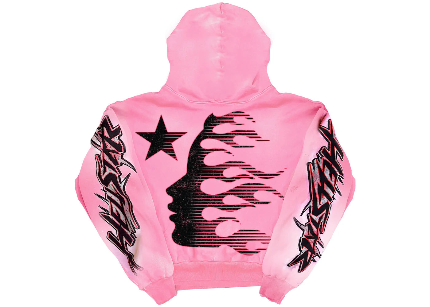 Hellstar Brainwashed Without Brain Hoodie Pink