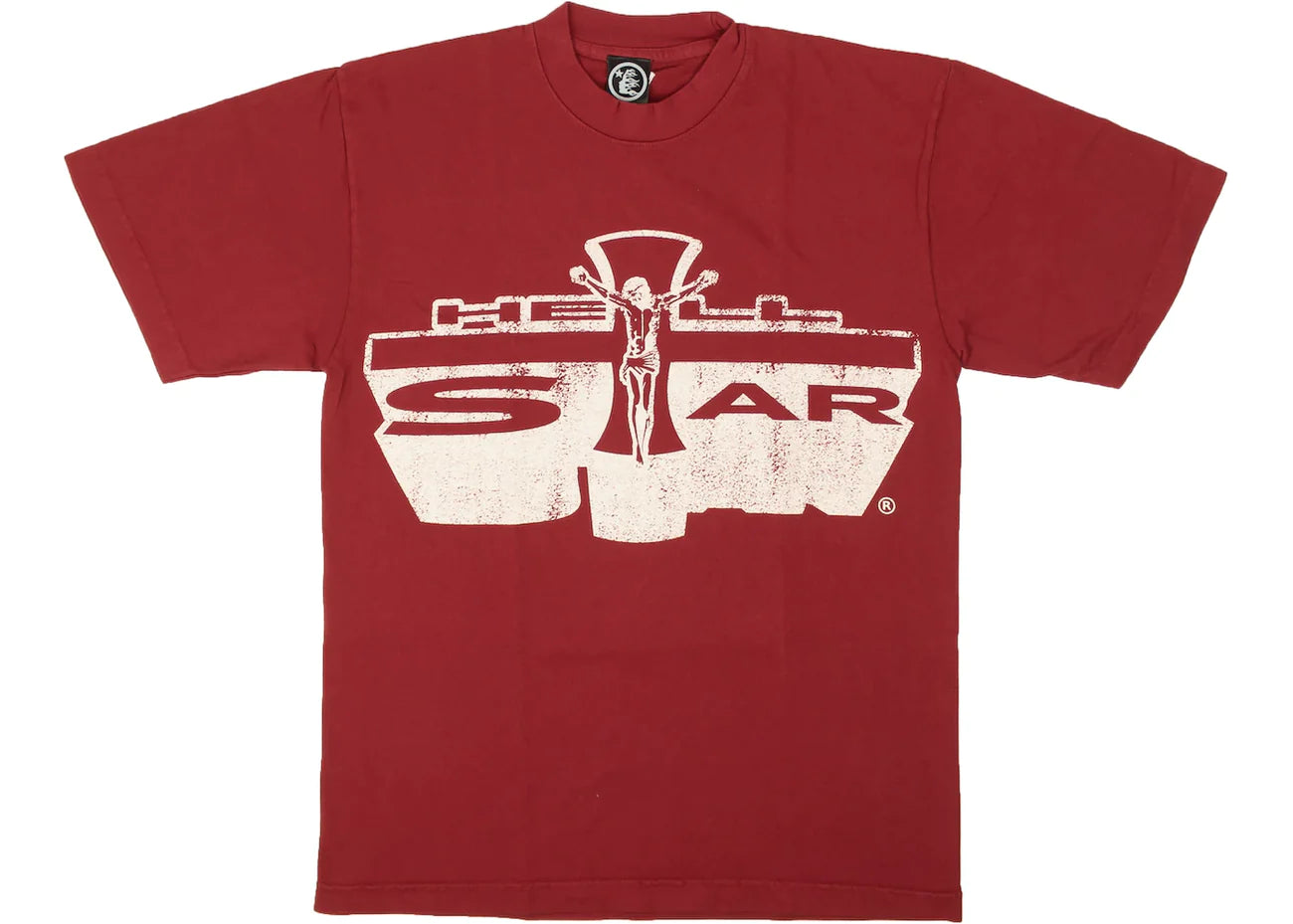 Hellstar Jesus Emblem T-shirt Red