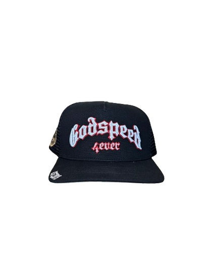 Godspeed GS Forever Trucker Hat Grey/Red/Black