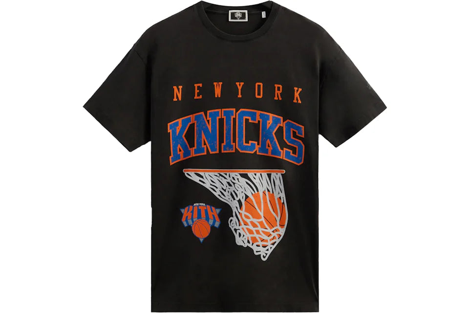 Kith New York Knicks Basketball Vintage Tee Black