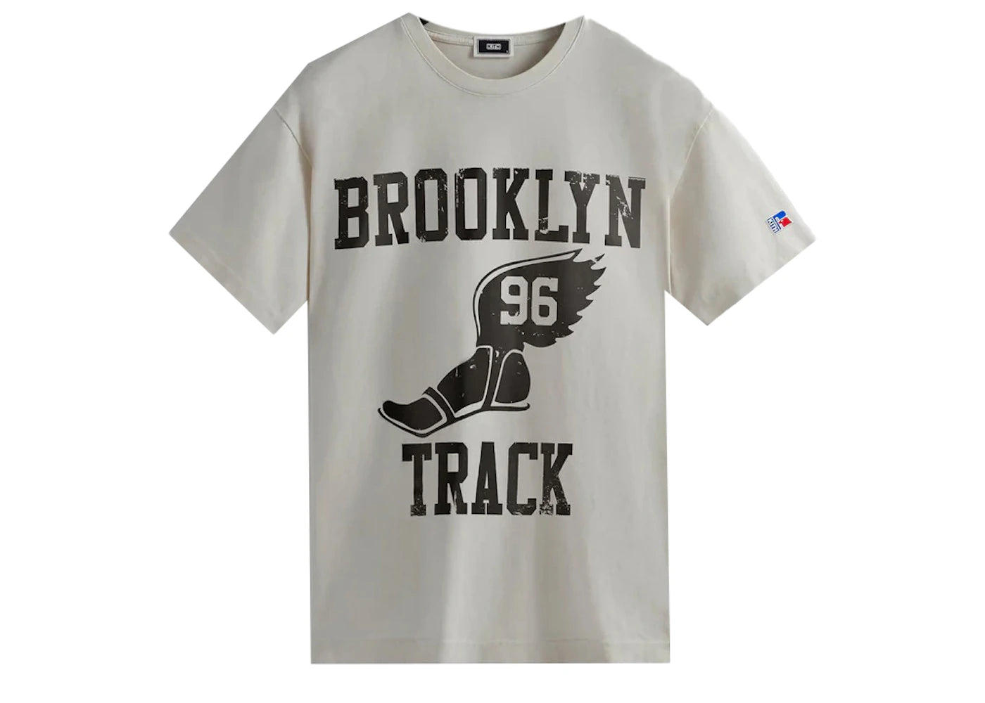 Kith Russell Athletic CUNY Brooklyn College Track Vintage Tee Concrete