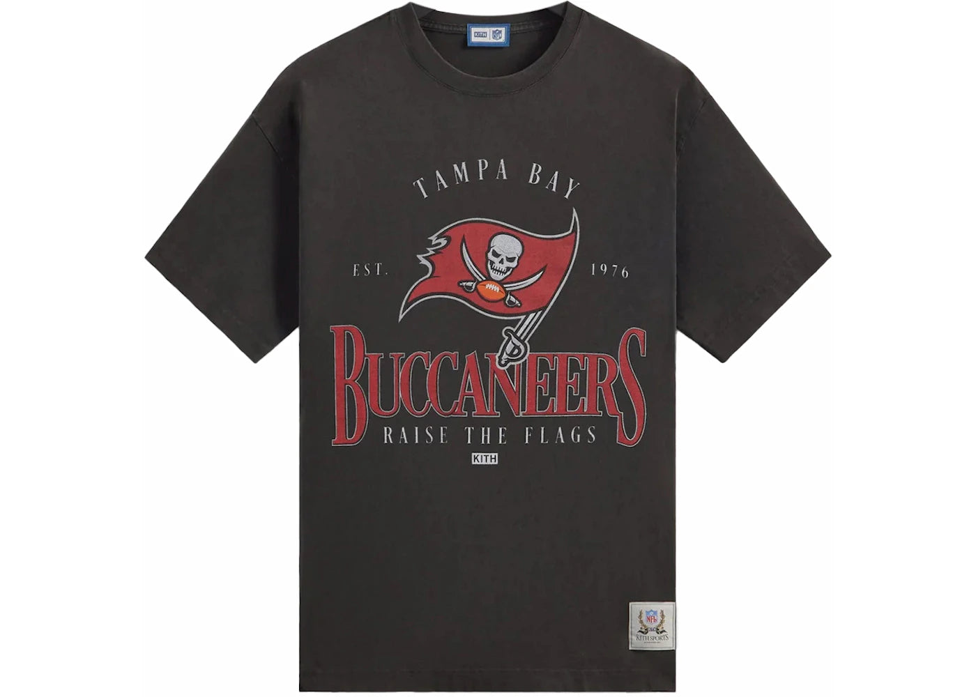 Kith x NFL Buccaneers Vintage Tee Black