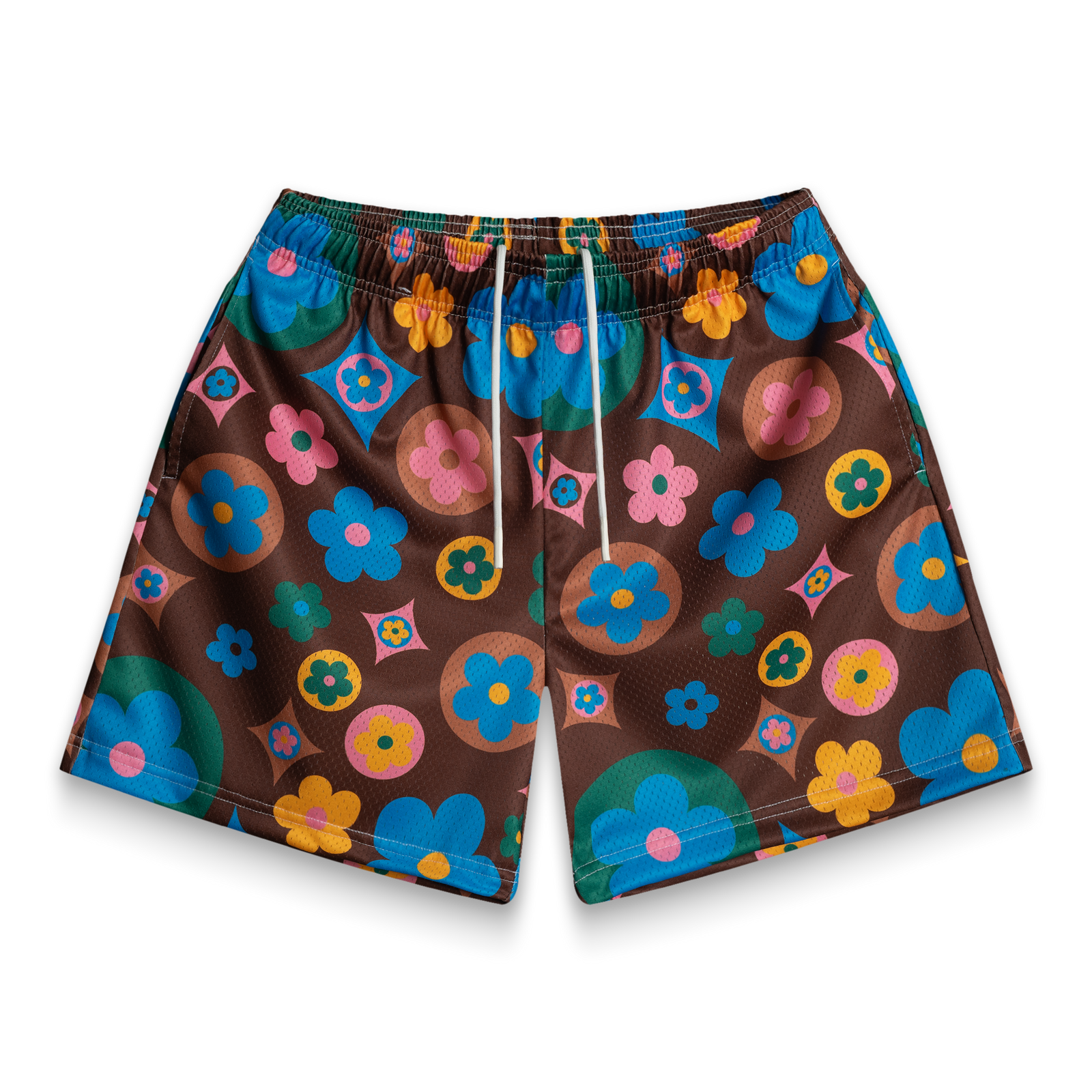 Bravest Studio Flower Shorts Brown Multi