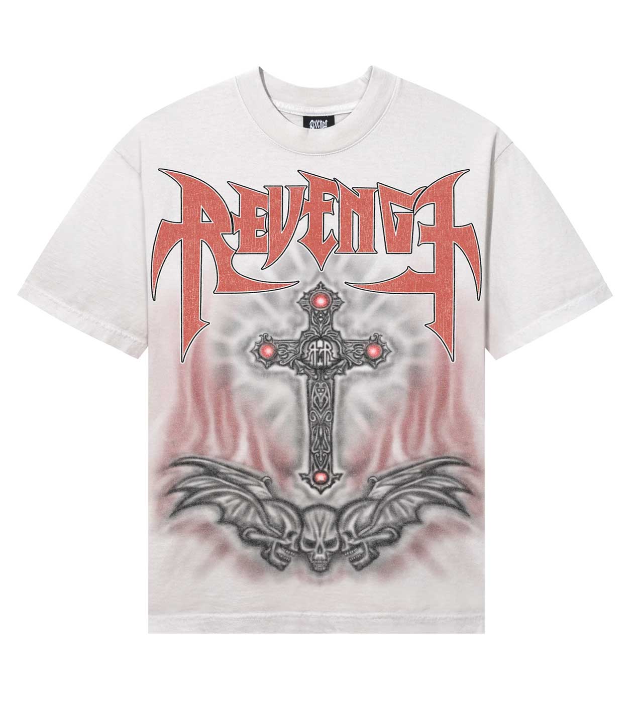 REVENGE AIRBRUSH METAL TEE CEMENT