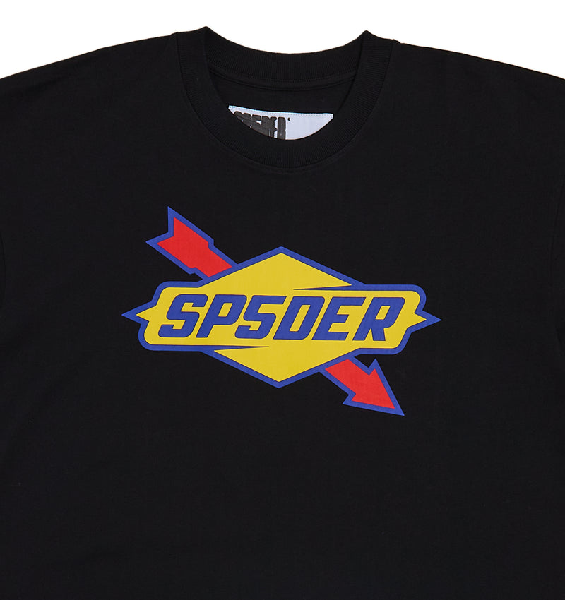 Sp5der The Spot Tee Black