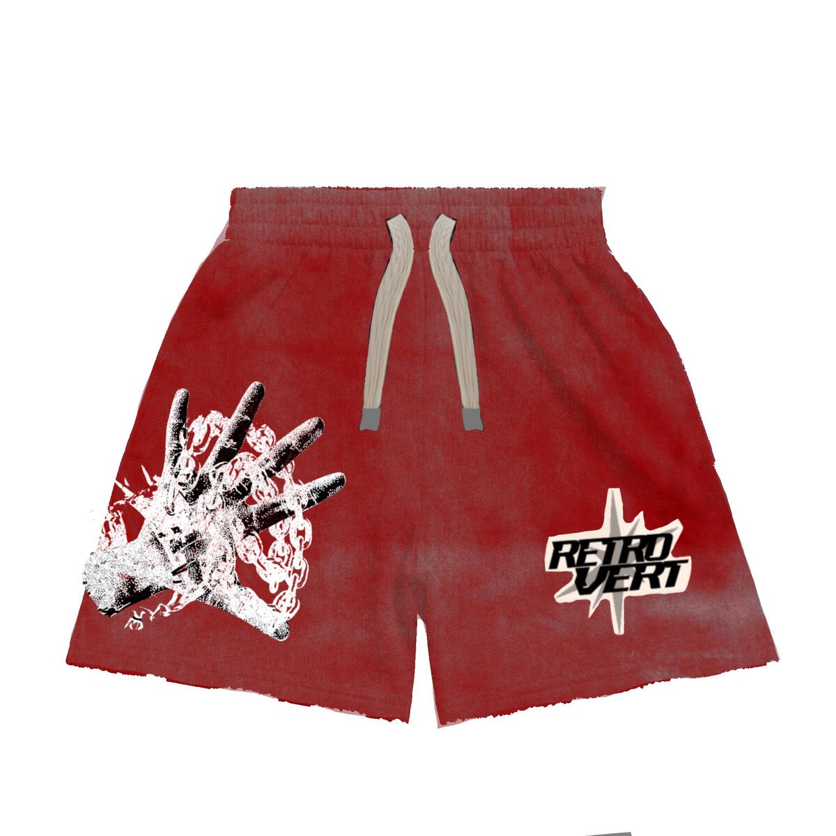 Retrovert Shorts Red