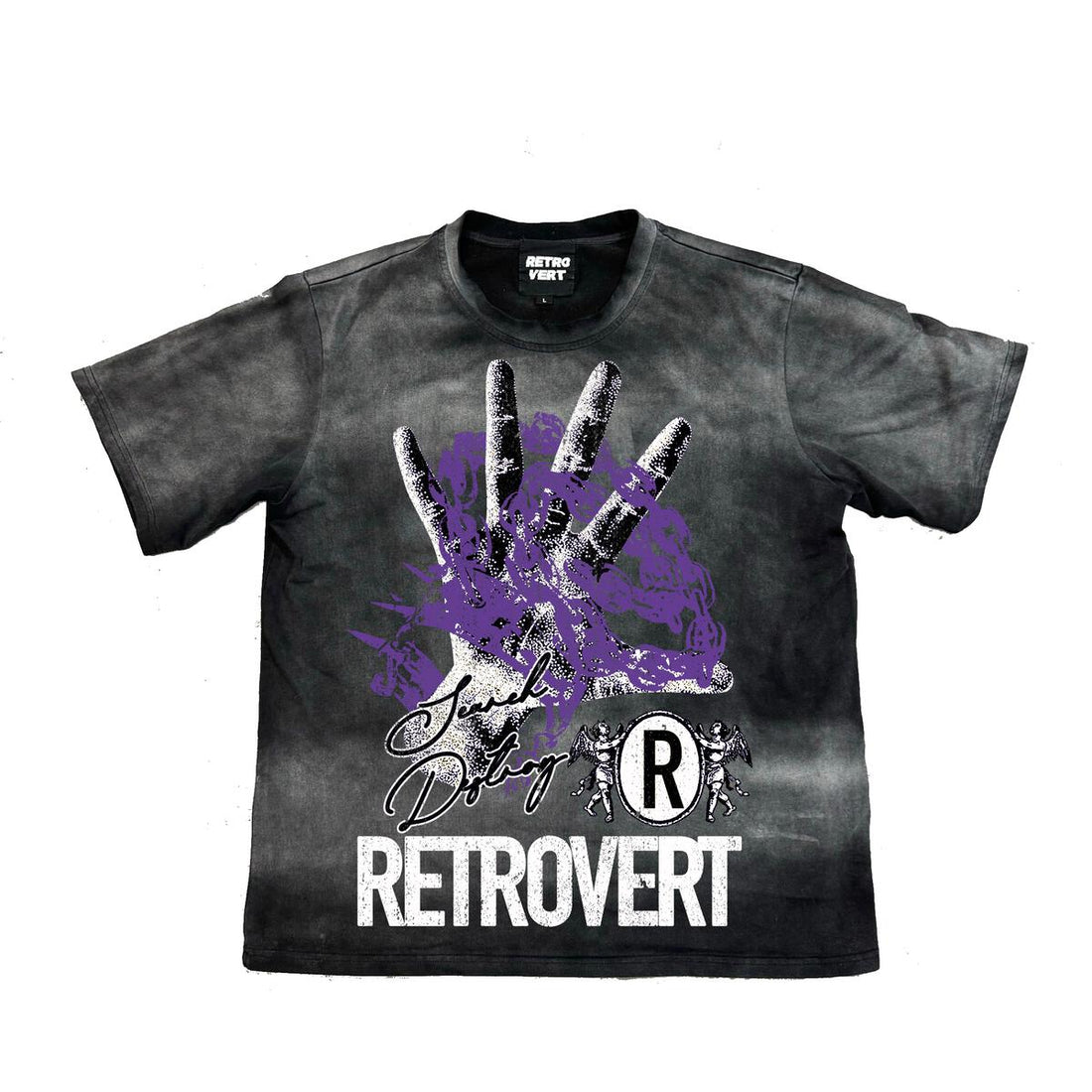 Retrovert Black Hand T-Shirt