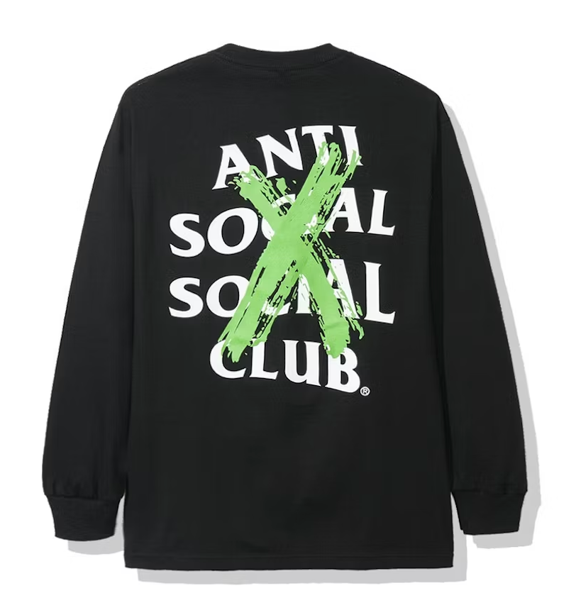 Anti Social Social Club Cancelled Remix Long Sleeve Tee (FW19) Black