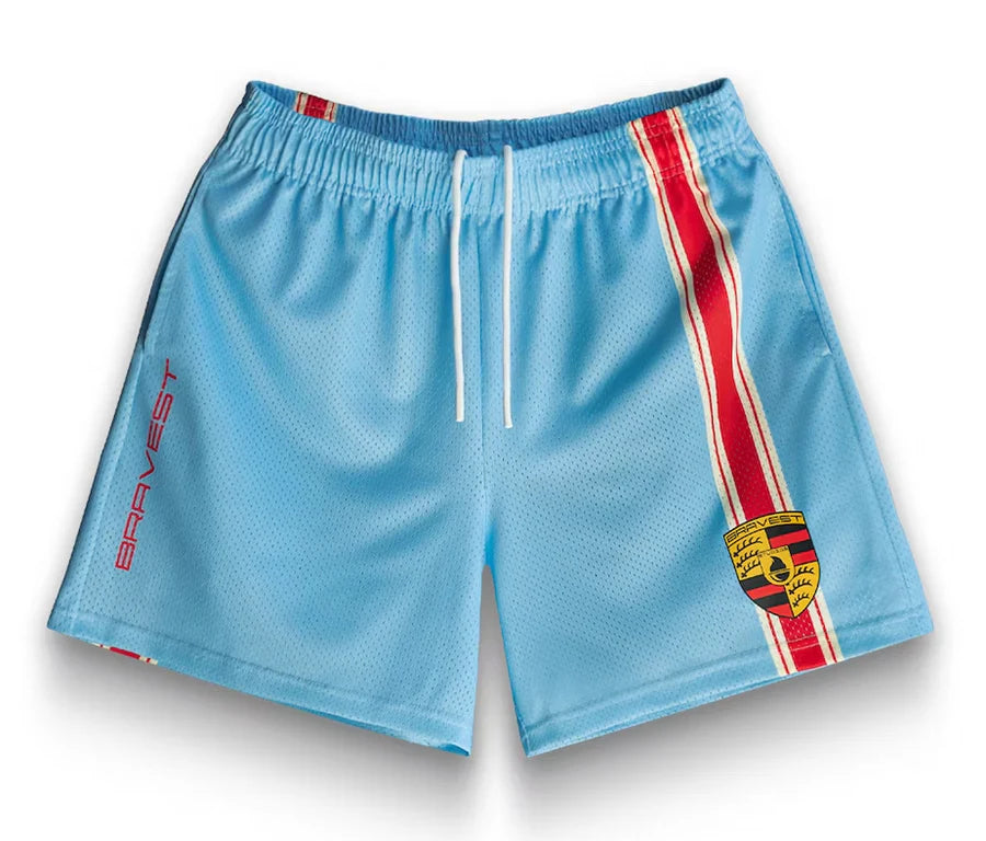 Bravest Studios Racing Shorts Blue