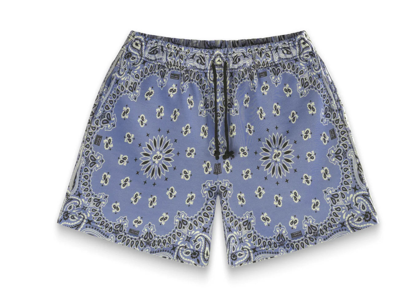 Bravest Studios Lavender Paisley Terry Sweatshorts