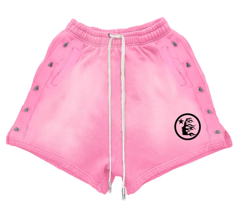 Hellstar Snap Shorts Pink