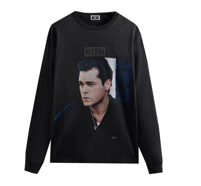 Kith Goodfellas Monologue Vintage Long Sleeve Tee Black