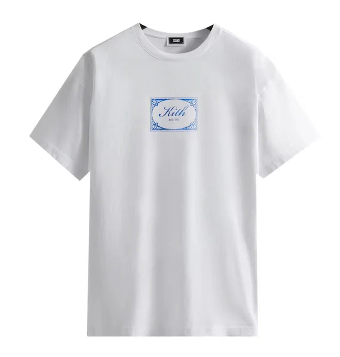 Kith Ornamental Stamp Tee White