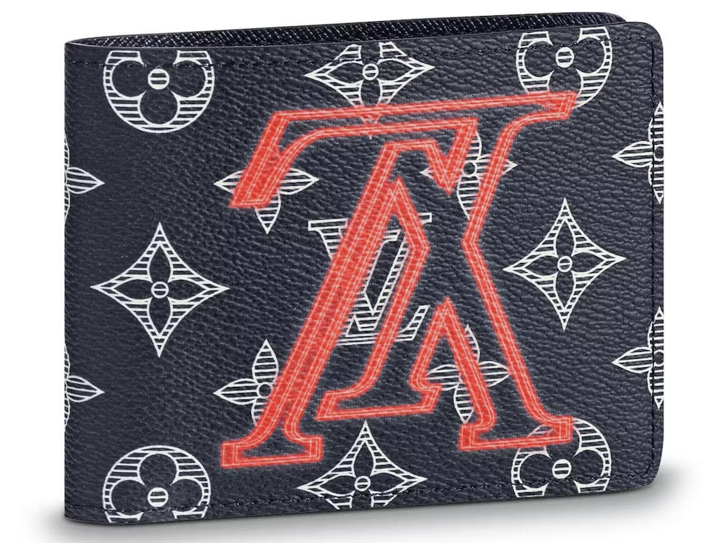 LV Multiple Wallet Monogram Upside Down Ink Navy