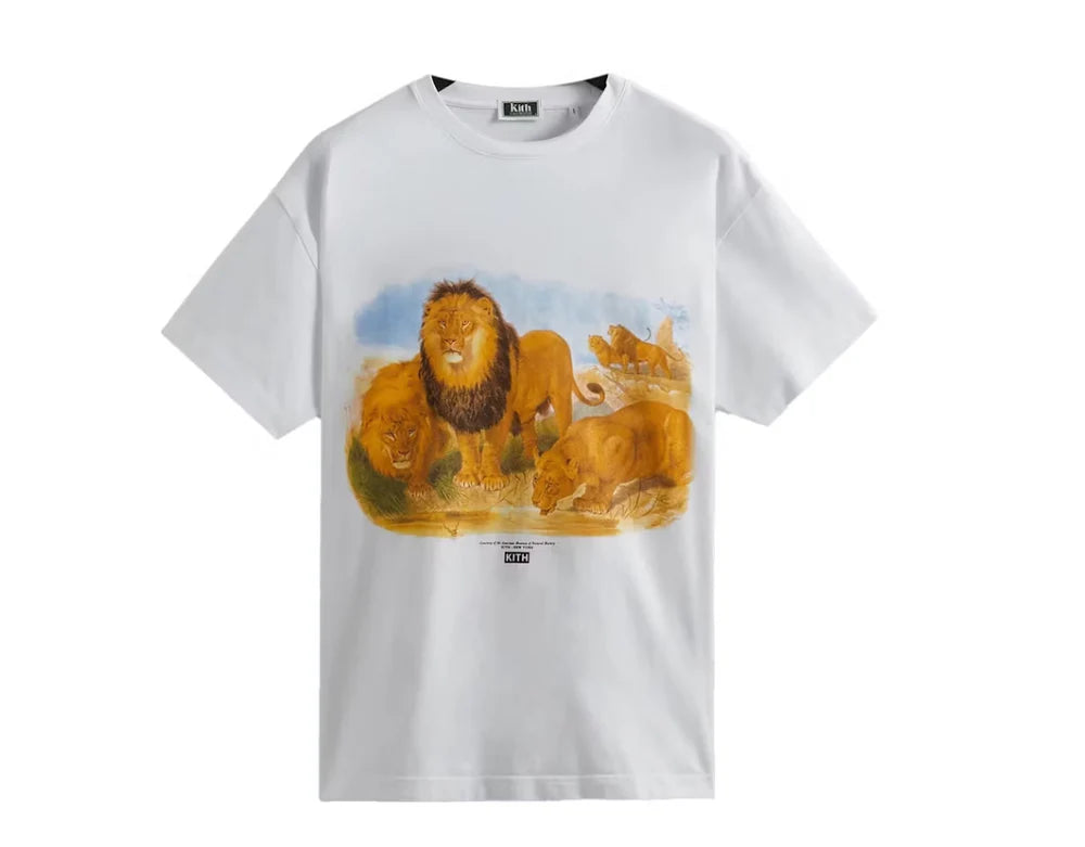 Kith AMNH Lion Vintage Tee White