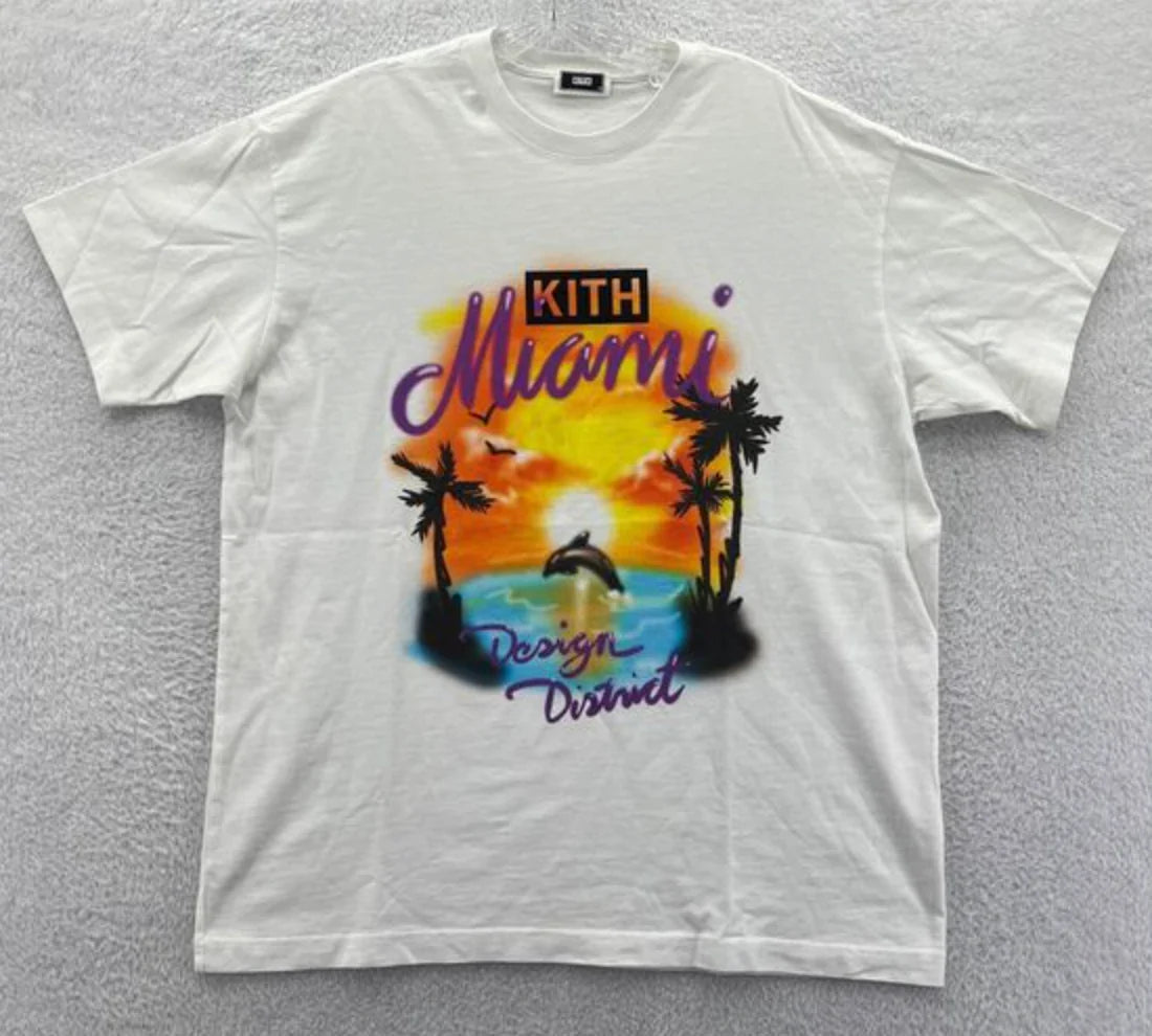 Kith Miami Design District Exclusive Tee White