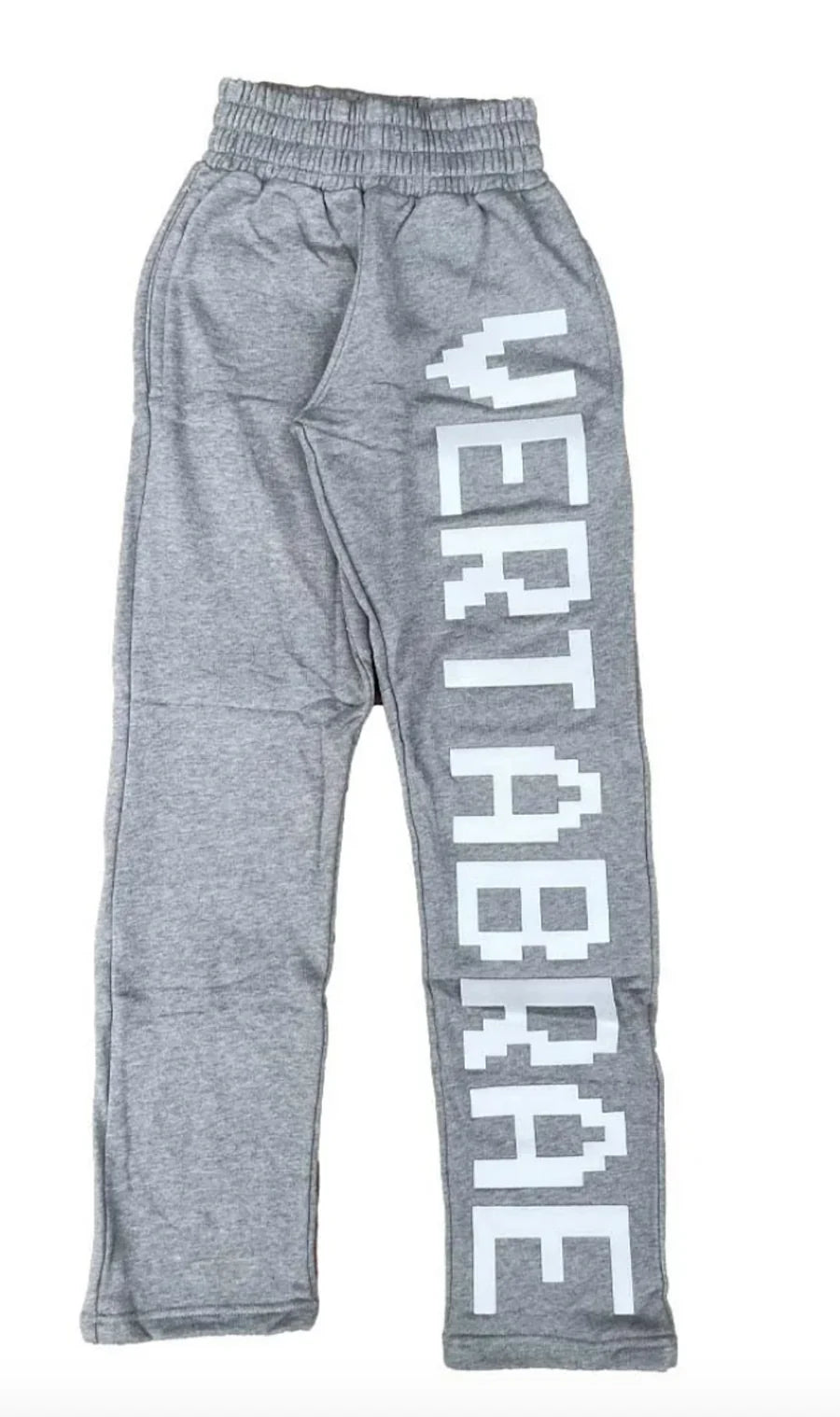 VERTABRAE SWEATPANTS HEATHER GREY/WHITE