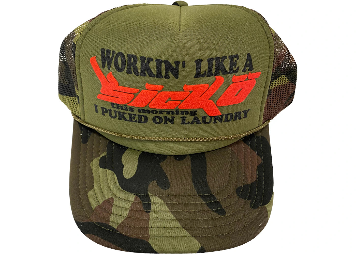 Sicko Laundry Trucker Hat Camo